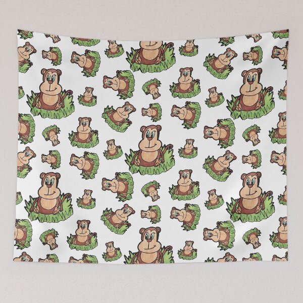 Item preview, Let's Hang Out - Genuine Children Art Monkey Animal Design designed and sold by Lart-Design.