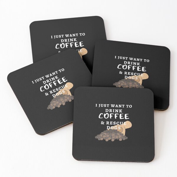 Item preview, Funny Coffee and Dogs Golden Retriever German Shepherd Chihuahua designed and sold by OneTimeEngineer.