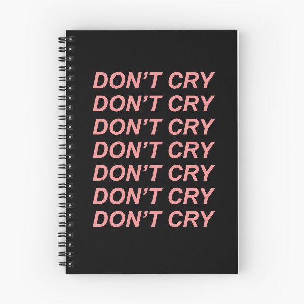 Item preview, DON'T CRY (black) designed and sold by madhatter3642.