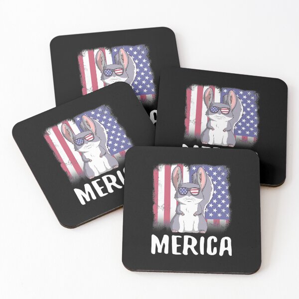 Item preview, Merica Chinchilla USA American Flag designed and sold by fatamyfan1.
