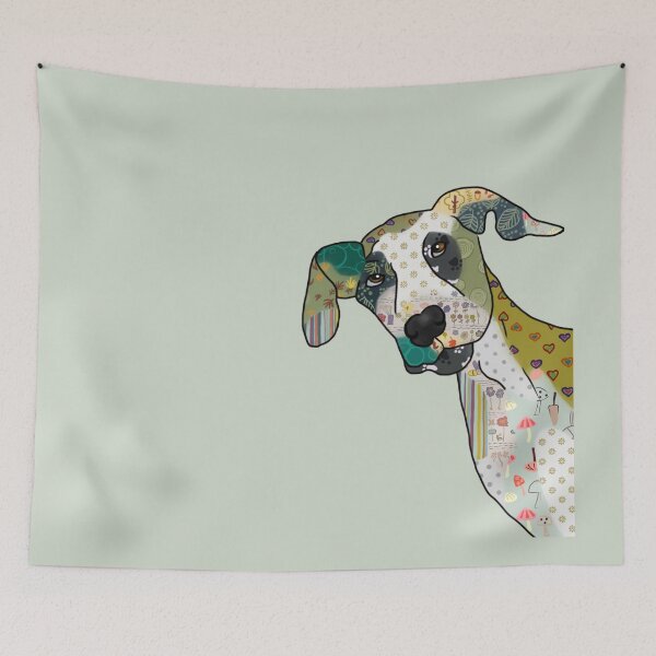 Item preview, curious dog designed and sold by Blumchen.