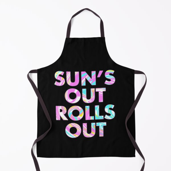 Item preview, SUN'S OUT, ROLLS OUT in psychedelic colours designed and sold by SquareClub.