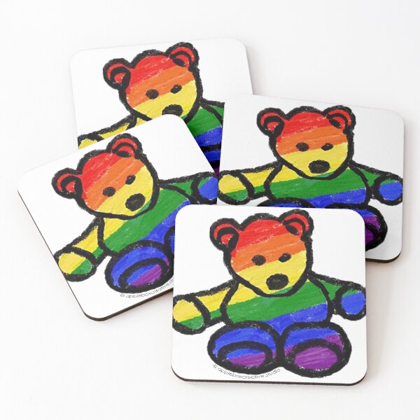 Item preview, LGBTQ+ Bear designed and sold by Applebox Creative.