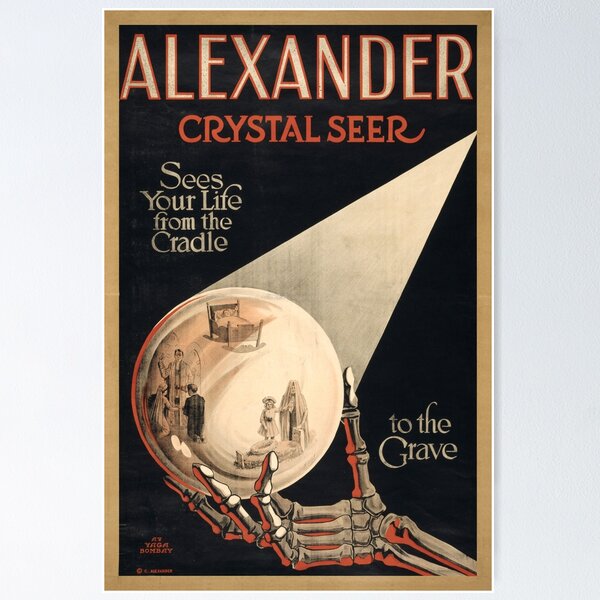 Item preview, Alexander The Magician Crystal Seer designed and sold by HeyPrestoArt.