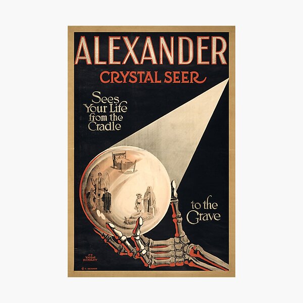 Item preview, Alexander The Magician Crystal Seer designed and sold by HeyPrestoArt.