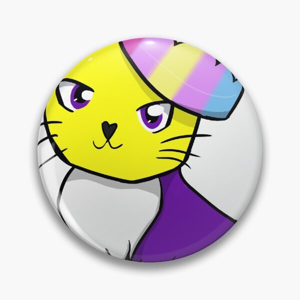 Item preview, Non-Binary Aporagender Pride Cat designed and sold by LunarDoodles.