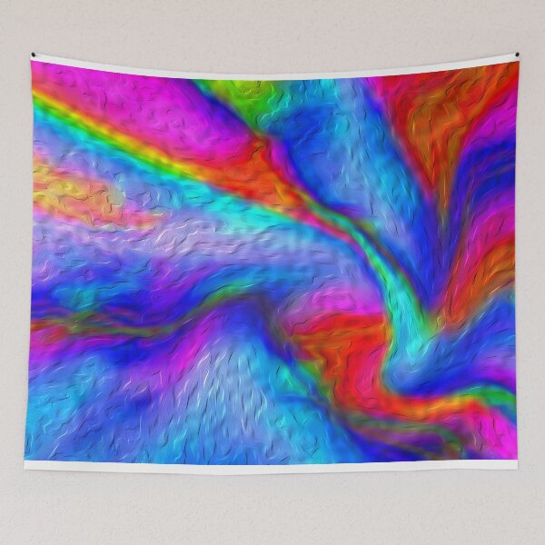 Item preview, Rainbow Colours Abstract designed and sold by patjila.