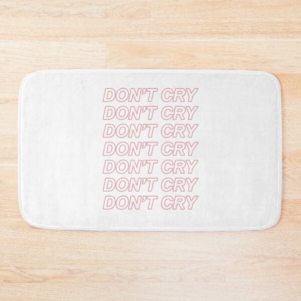 Item preview,  DON'T CRY (outline) designed and sold by madhatter3642.