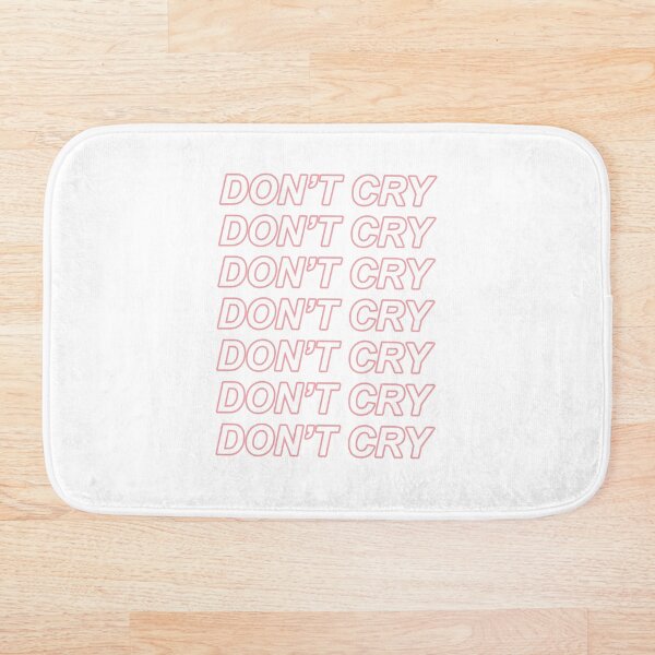 Item preview,  DON'T CRY (outline) designed and sold by madhatter3642.