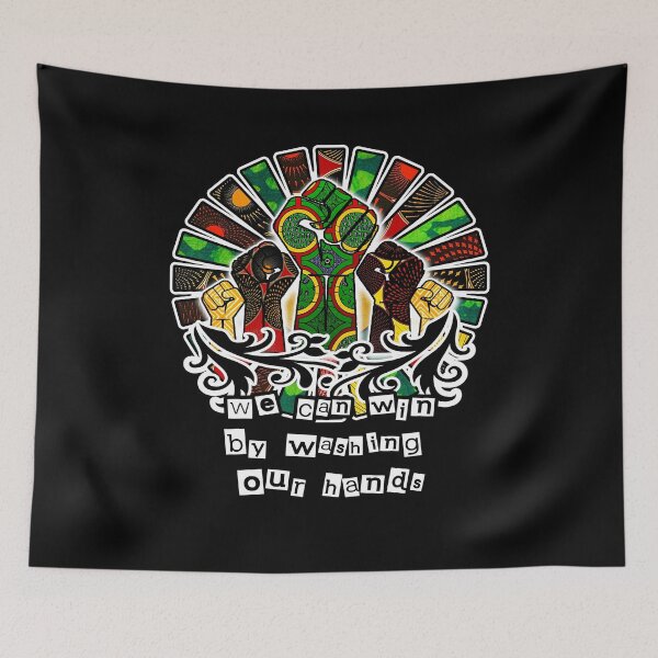 Item preview, We can win by washing our hands designed and sold by artbyomega.