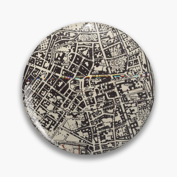 Item preview, Vintage Map of Ravenna Italy (1943) designed and sold by BravuraMedia.