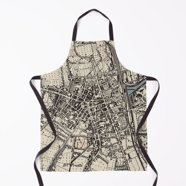 Item preview, Vintage Map of Ravenna Italy (1943) designed and sold by BravuraMedia.