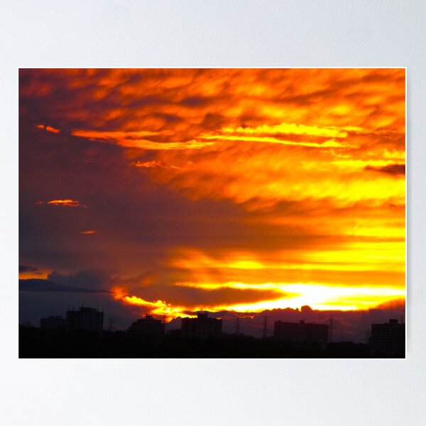 Item preview, Thunderous fire sky designed and sold by MarianBendeth.