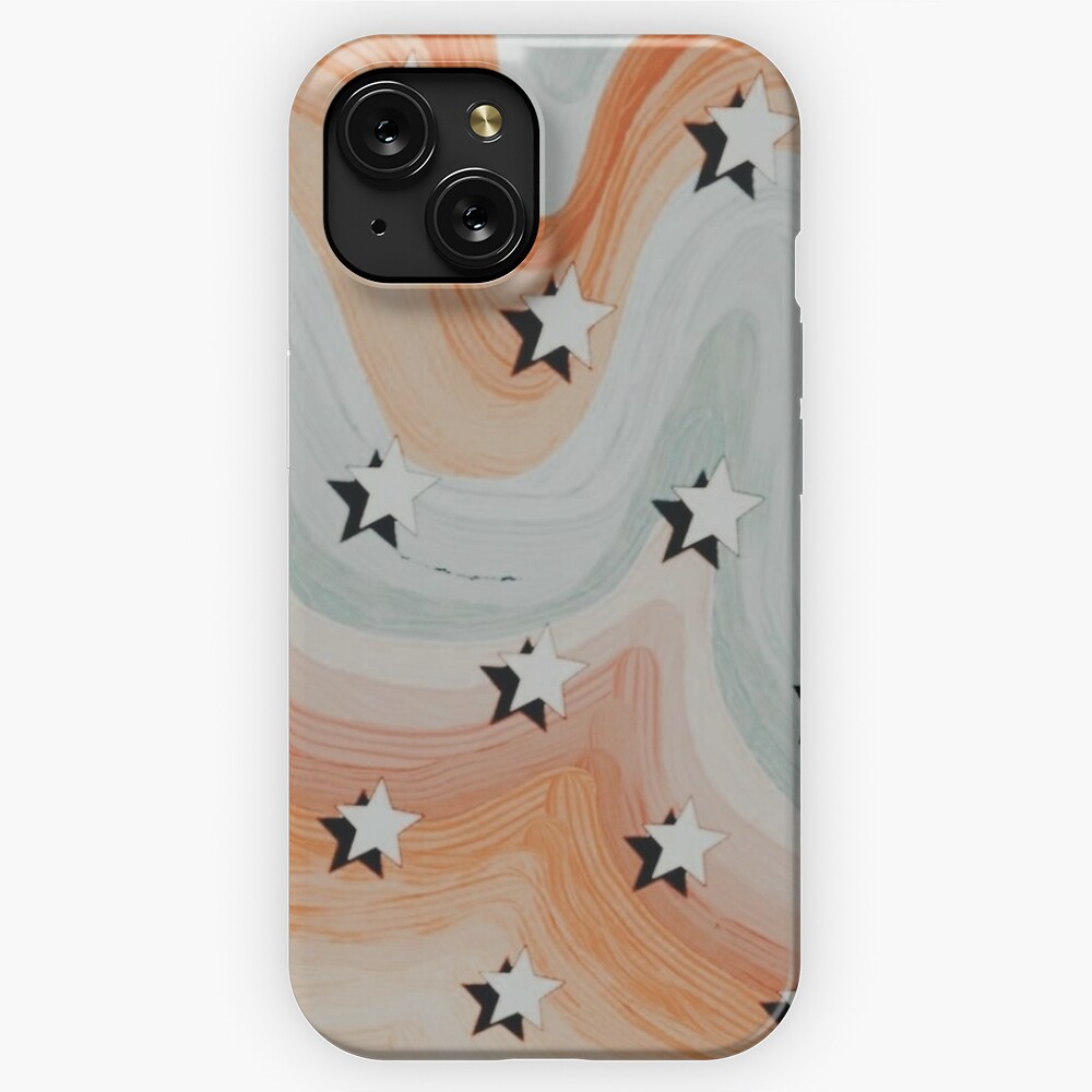 VSCO Aesthetic Stars and Leopard Print Design | iPhone Case