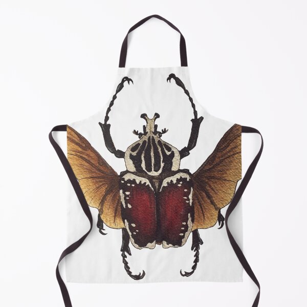 Item preview, Goliathus dynistae Goliath beetle watercolor designed and sold by Wieskunde.
