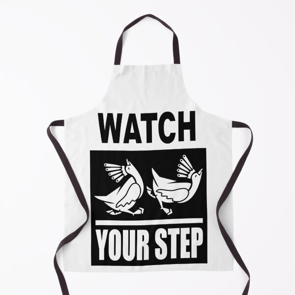 Item preview, watch your step warning sign designed and sold by close-up.biz.