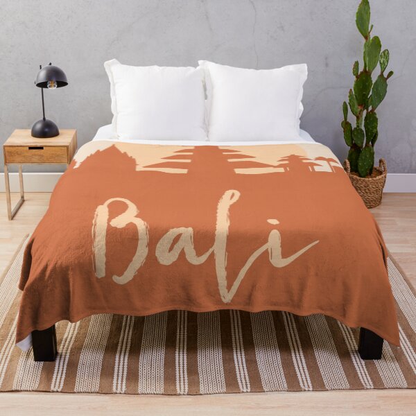 Artikelvorschau, BALI INDONESIA CITY SKYLINE DESIGNER EARTH TONES entworfen und verkauft von deificusArt.