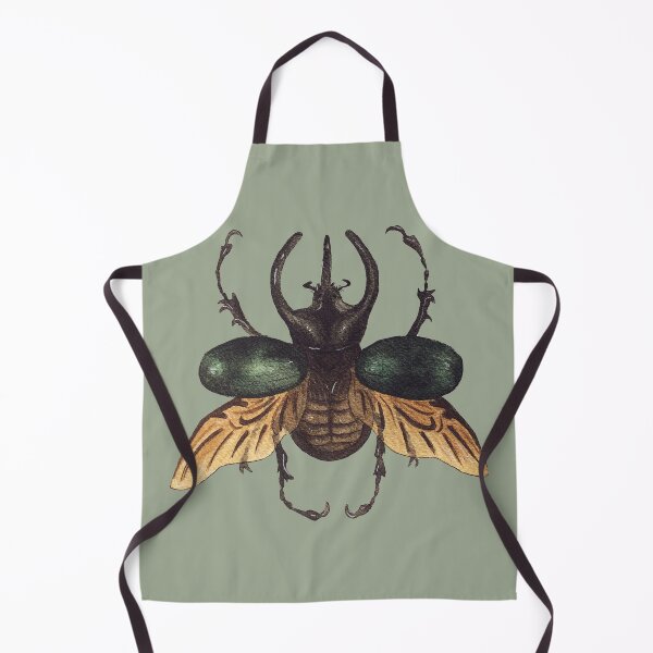 Item preview, Chalcosoma Atlas Dynastid beetle watercolor designed and sold by Wieskunde.