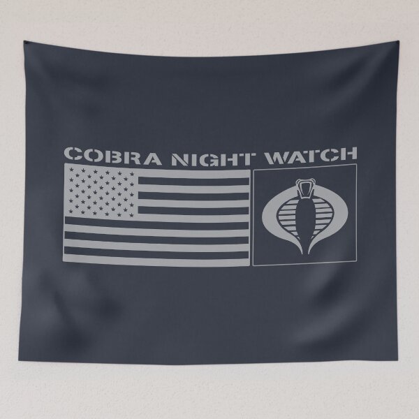 Item preview, Gi Joe Cobra Enemy Night Watch Flag designed and sold by AJ  Liber.