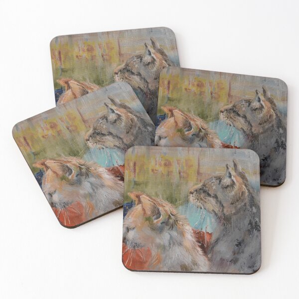 Item preview, Two beautiful cats will decorate and make your things very stylish. designed and sold by Elena Reutova.
