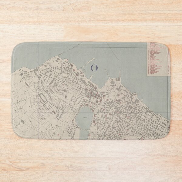 Item preview, Vintage Map of Reykjavik Iceland (1943) designed and sold by BravuraMedia.