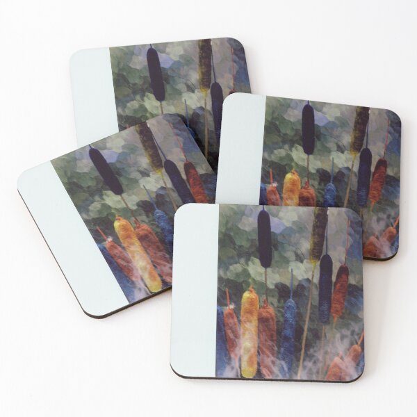 Item preview, colored cattails designed and sold by David Flitman.