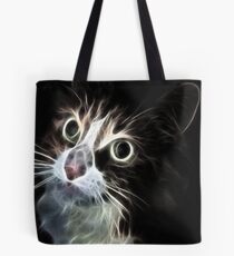 <º))))>< CAT LOOKS VERSION ONE CARD/PICTURE<º))))>< Tote Bag
