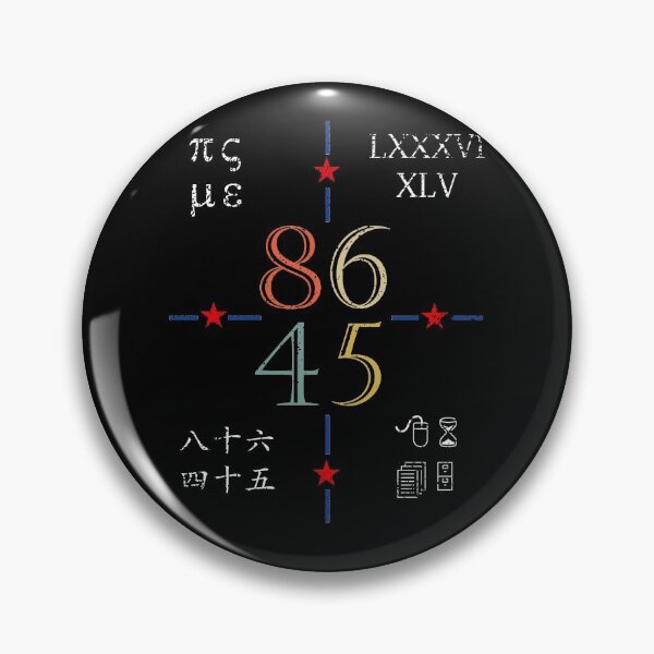 Item preview, 86 45 Anti Trump Multi Language designed and sold by HepiusArt.