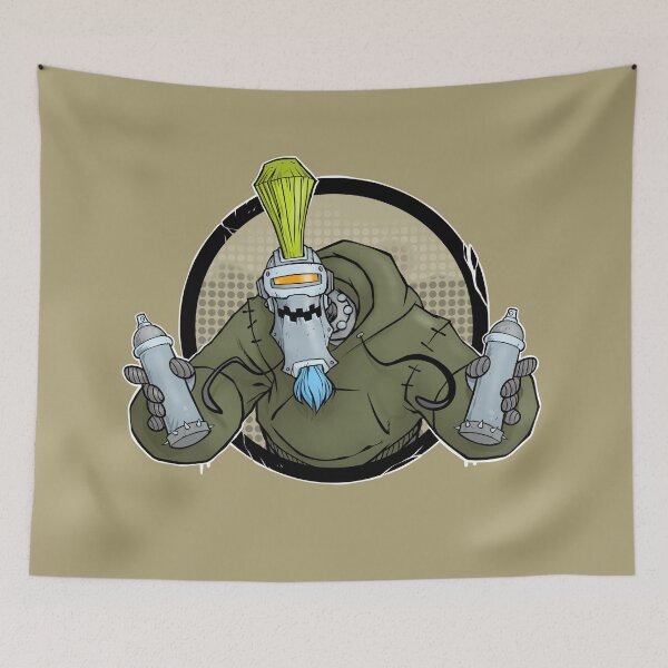 Item preview, Graffiti robot punk designed and sold by GS-artworks.