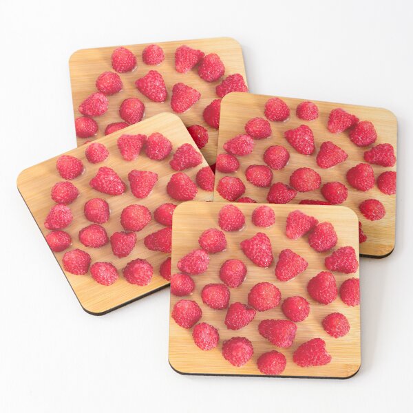 Item preview, Fresh red raspberry fruits aligned in a circle photo designed and sold by krisgreenwood.
