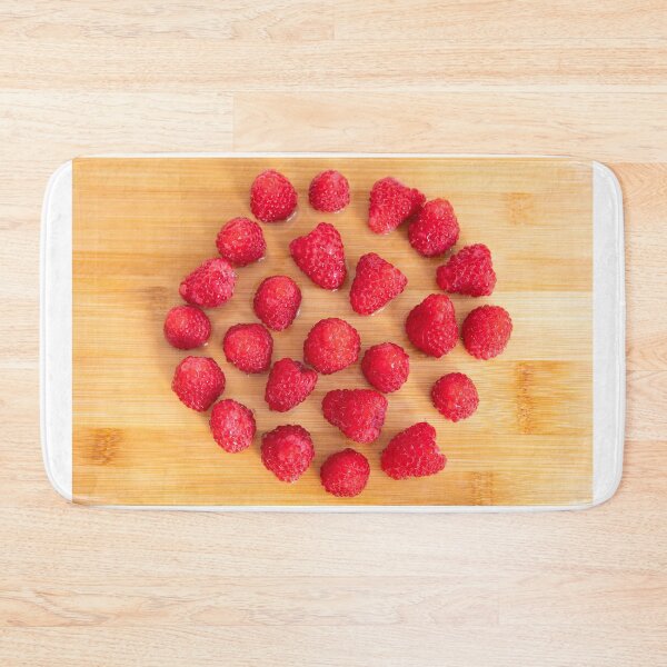 Item preview, Fresh red raspberry fruits aligned in a circle photo designed and sold by krisgreenwood.