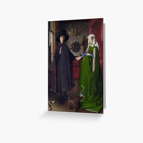 Van Eyck Arnolfini Greeting Card