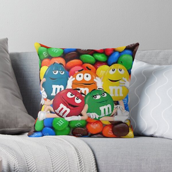 M&M Crew (Large Scale) Throw Pillow