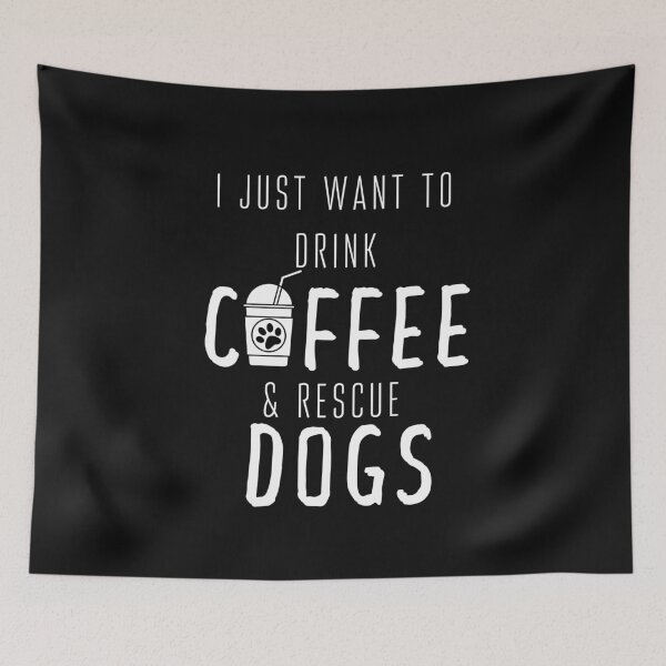 Item preview, Funny Coffee and Dogs Golden Retriever German Shepherd Chihuahua designed and sold by OneTimeEngineer.