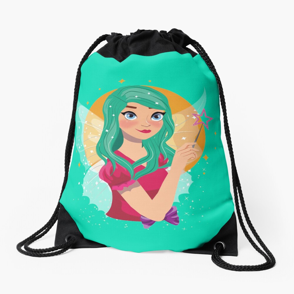 Ruby The Ribbon Fairy™ Drawstring Bag