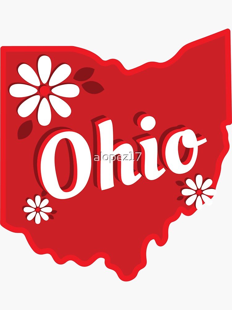 Ohio Sticker By Alopez17 Redbubble