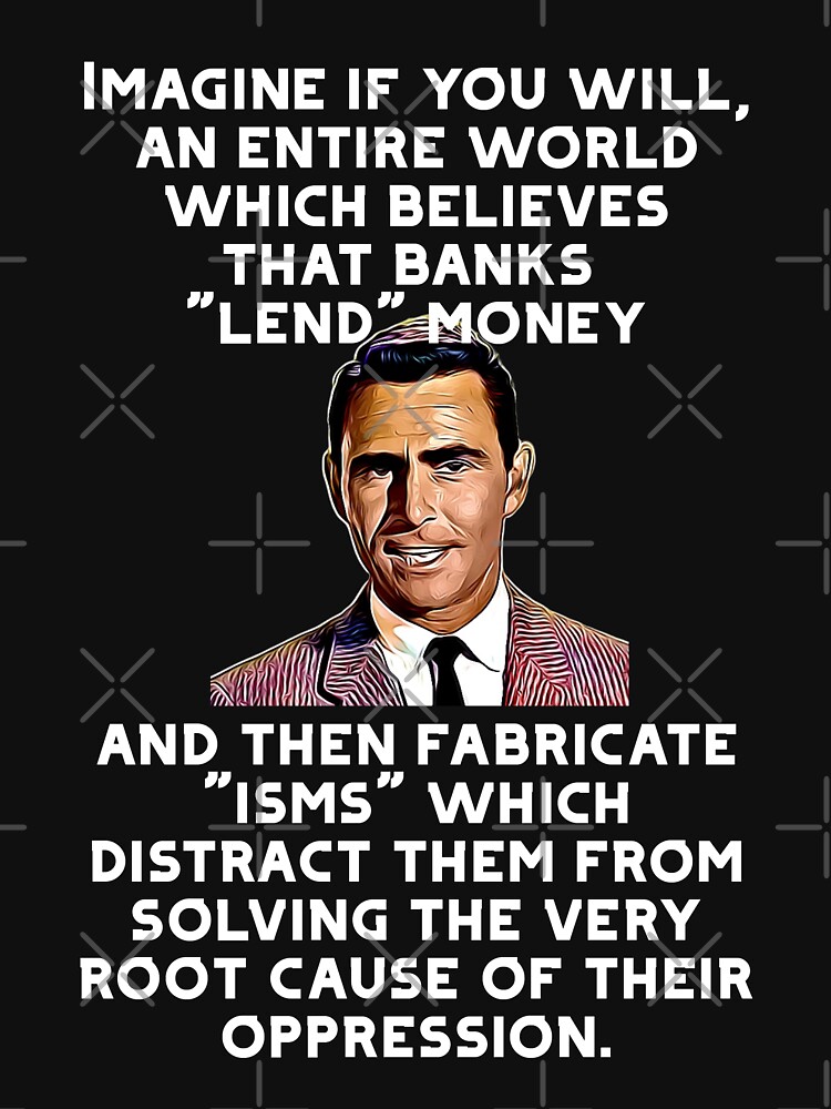 "Rod Serling Twilight Zone Imagine If You Will" Tshirt for Sale by BubbleMench Redbubble