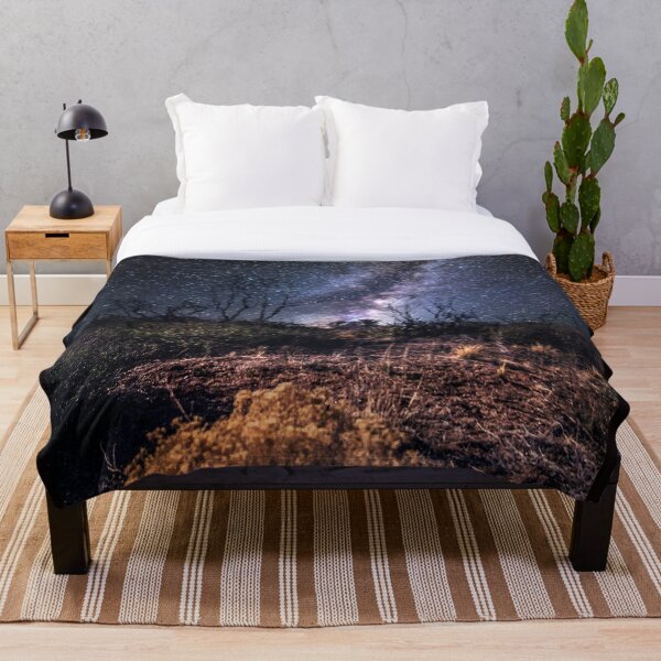 Spilt Milk in Skull Valley Throw Blanket