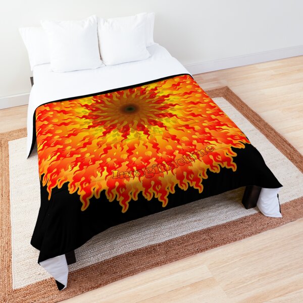 Fiery Sun Heatwave Comforter