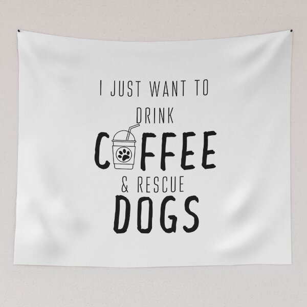 Item preview, Funny Coffee and Dogs Golden Retriever German Shepherd Chihuahua designed and sold by OneTimeEngineer.