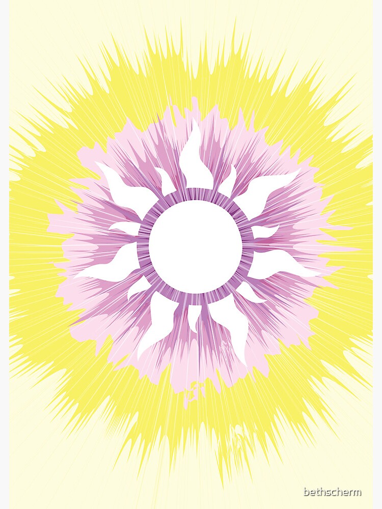 "A Tangled Sunburst" Poster by bethscherm Redbubble