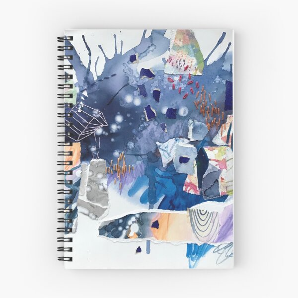 Item preview, Abstract Art Blue Splatter Paint designed and sold by Heather Kerley.