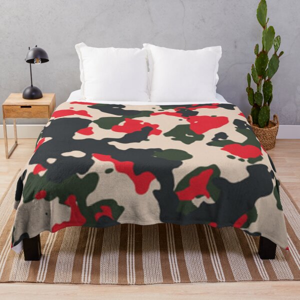 Black Red Bape Camo Pillow Case Army Camouflage Dakimakura