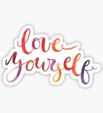 Love Yourself Sticker
