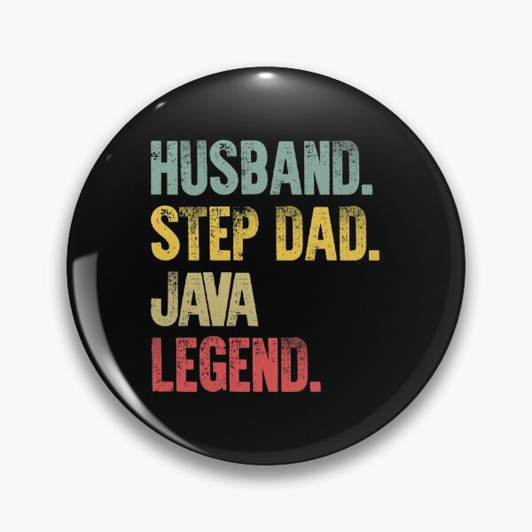 Item preview, Funny Men Vintage T Shirt Husband Step Dad Java Legend designed and sold by Bendthetrend.