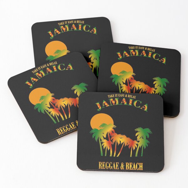 Item preview, Jamaica Reggae & Beach palm trees  designed and sold by Type-Design.