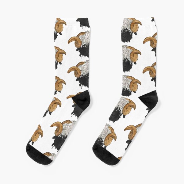 Walliser Schwarznasenschaf Socken