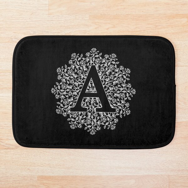 Artikelvorschau, Fancy Floral Mandala Monogram A entworfen und verkauft von PrettyPersonal.