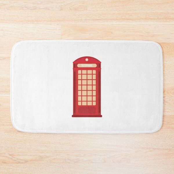 Item preview, Red Telephone Booth - Minimalist | Digital Art designed and sold by foxleylane.