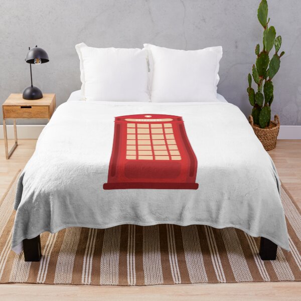 Item preview, Red Telephone Booth - Minimalist | Digital Art designed and sold by foxleylane.